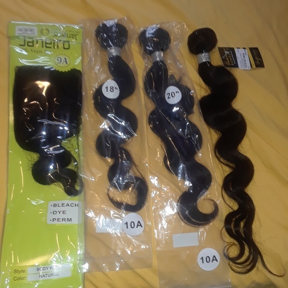 Accessories - Indonesian 3 Bundle Deal w Closure Bodywave